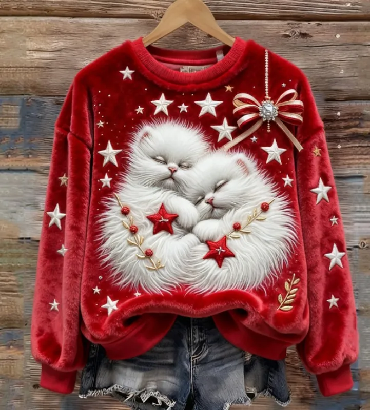Christmas Retro Green Unisex Sweater - 3X 66Nk5