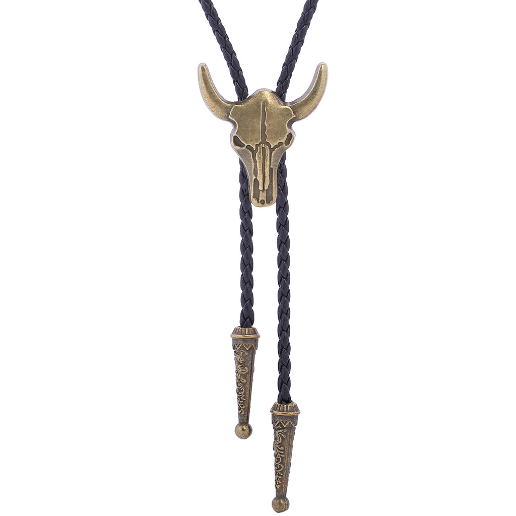 Calf Skull Skull Neckline Rope Accessories Tie