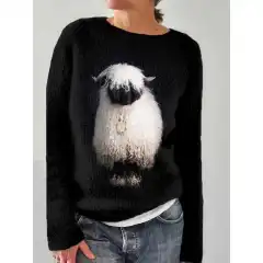 Women's Sweater Pattern Pullover Casual - 8725-5Xl - View 1