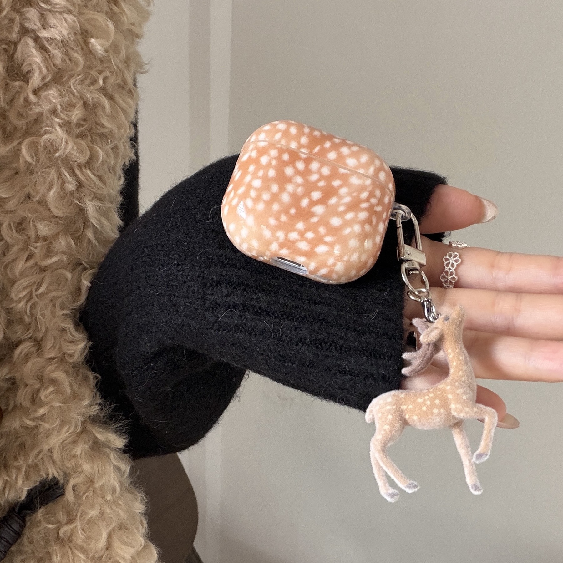 Sika Deer Pattern Bluetooth Earphone Case