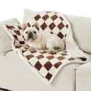 White Brown Plaid