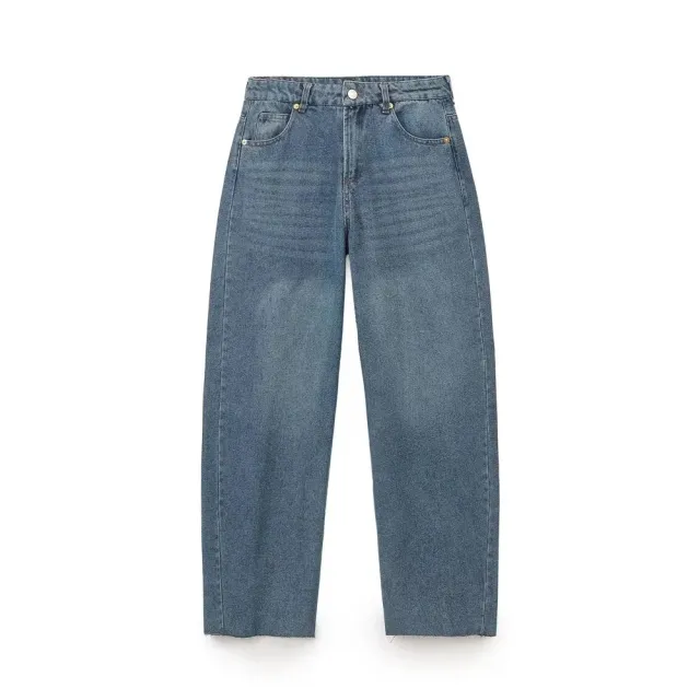Women's Clothing Fashion Short Denim Jacket Coat Blue Pants - Shop at LoveMi