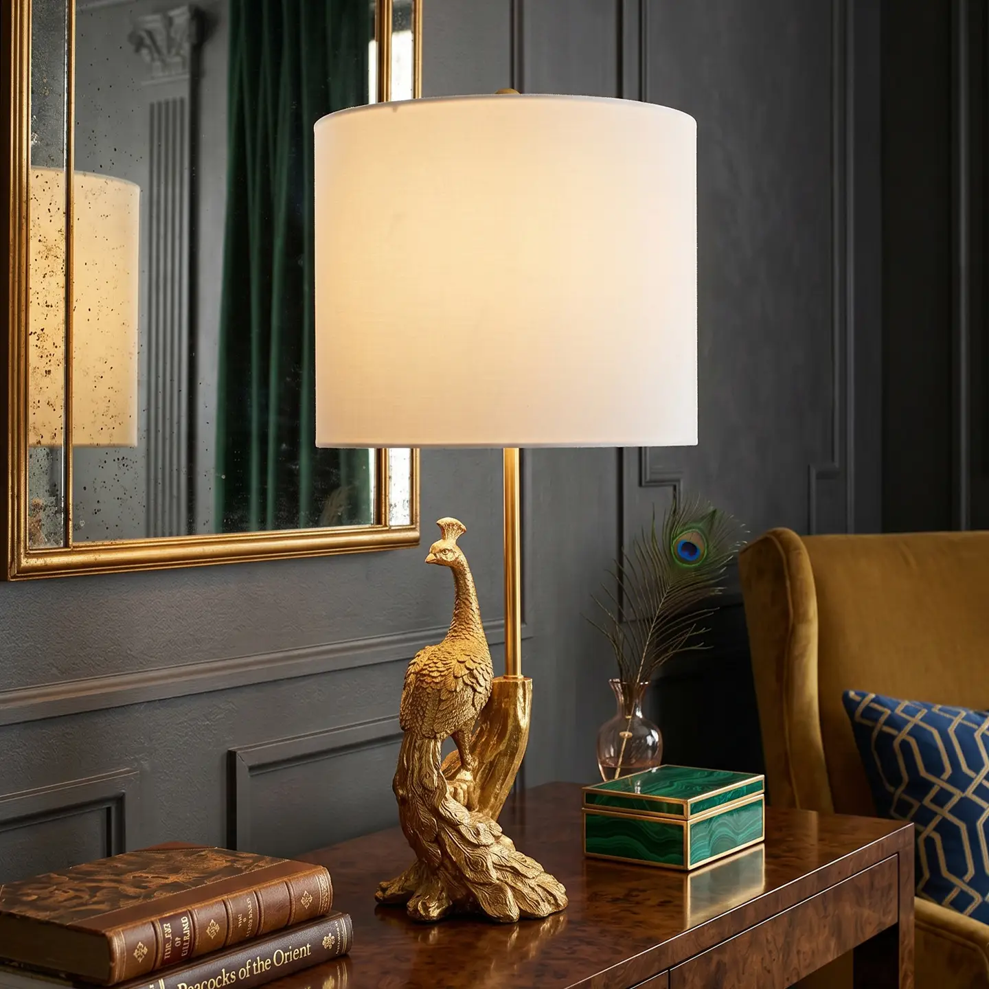Bird-shaped Creative Desk Lamp Living Room Entrance Decorative Light