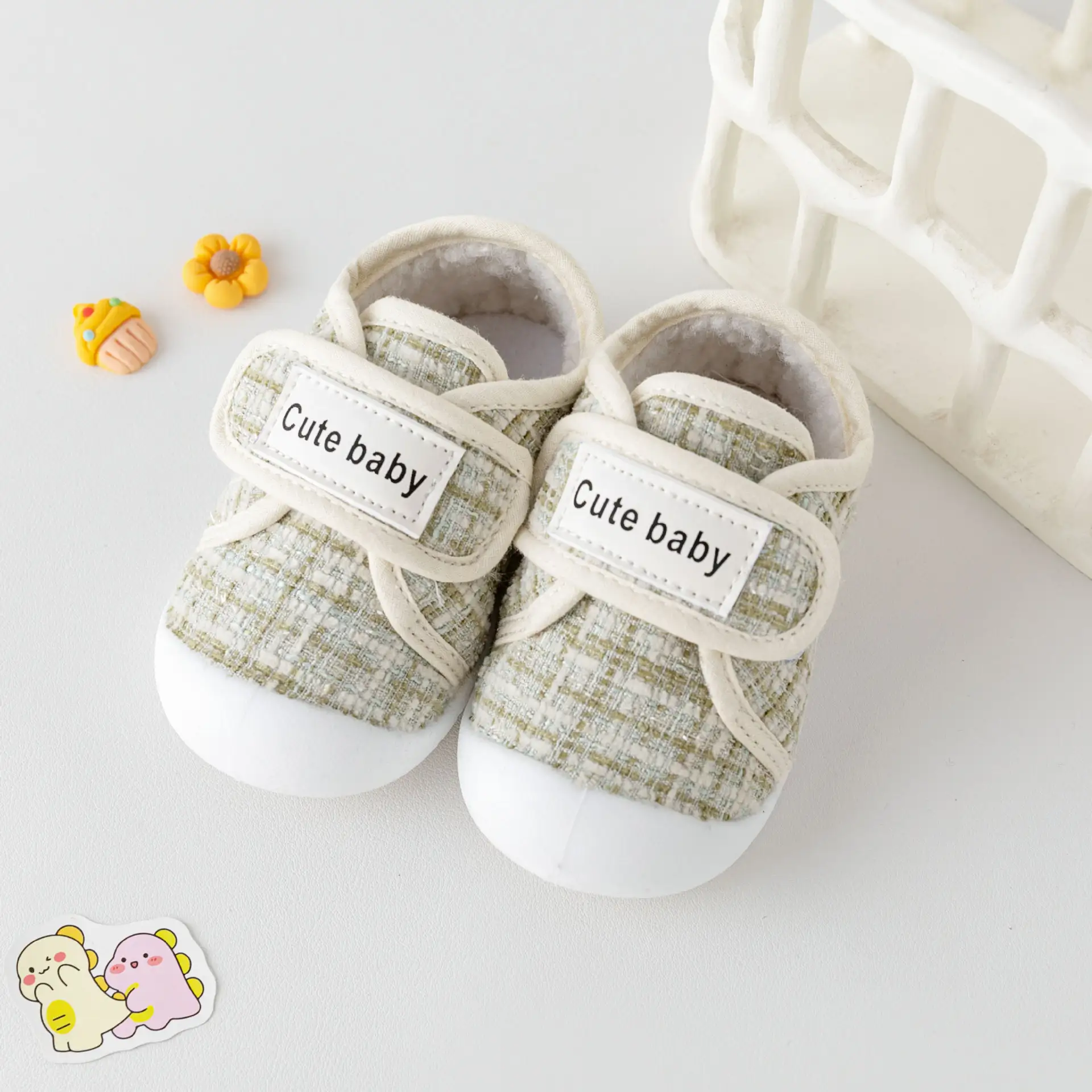 Soft Bottom Baby And Infant Toddler Shoes Warm With Velvet