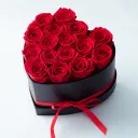 16 Flower Medium Heart Box