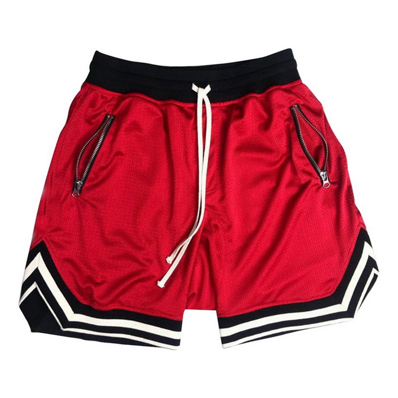 Mens Muscle-Building Fitness Running Training Sports Basketball Shorts