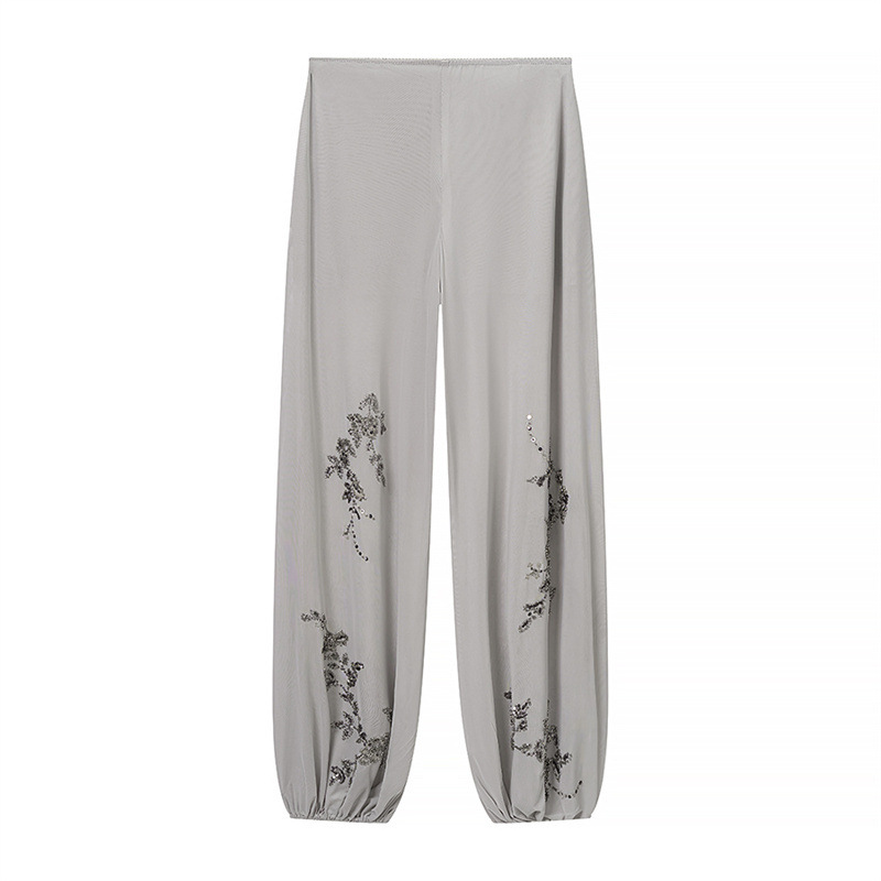 Sequin Embroidered Long Sleeve Trouser Set, picture 2 of 6