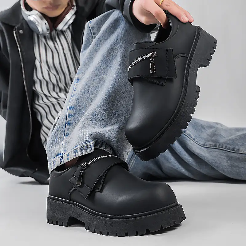 Casual New Platform Leather Shoes For Men
