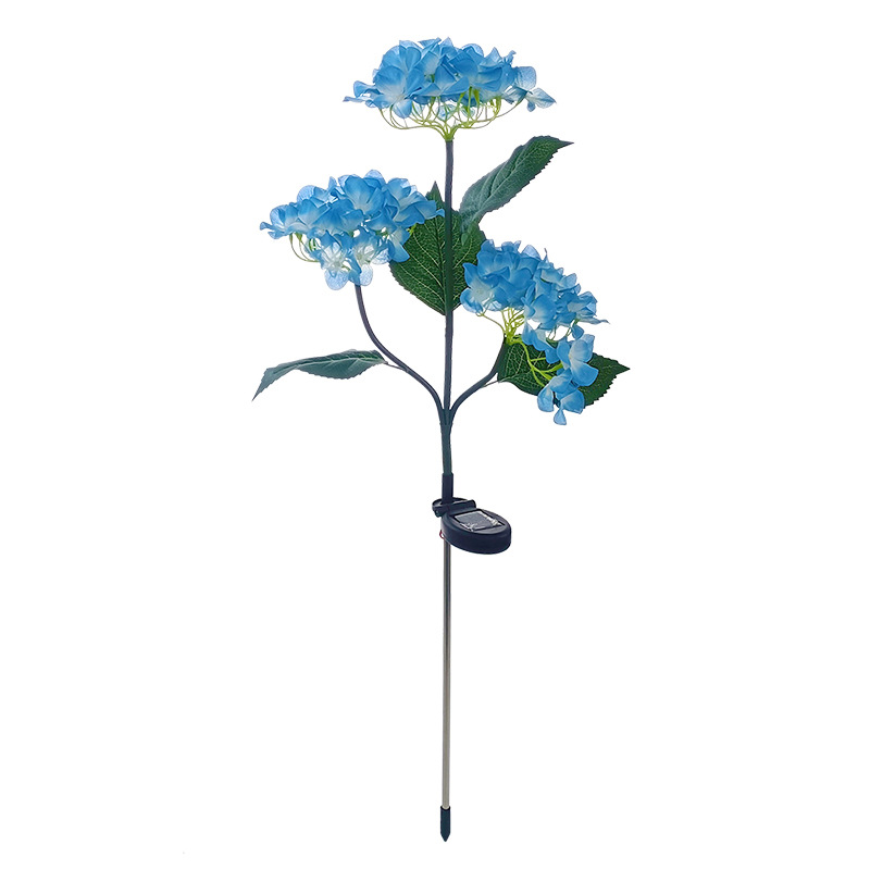 3 Head Hydrangea Blue