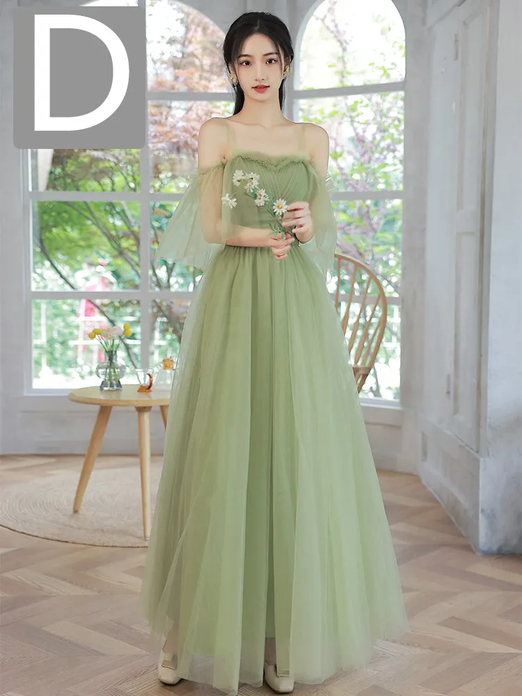 Fashion Personalized Long Costumes For Women - Fruit Green Type D Long