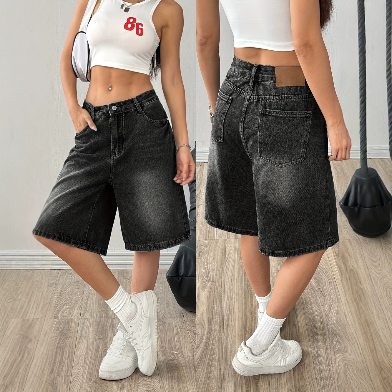 Slimming Trendy Versatile And Personality Shorts