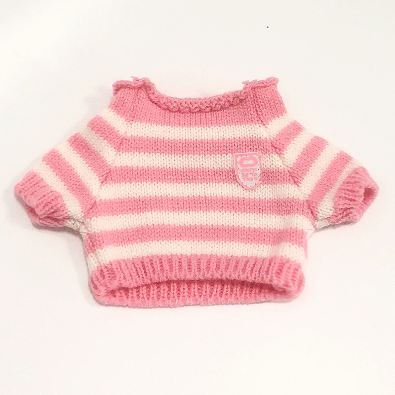 Pink And White Striped Sweater