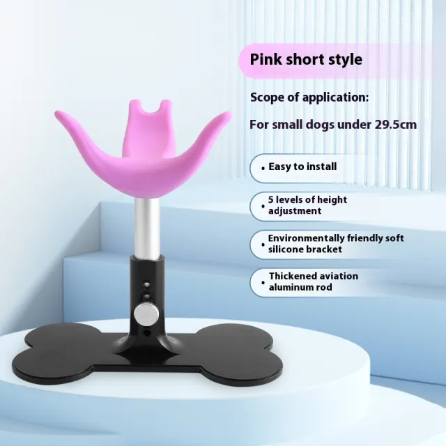 Auxiliary Standing Stand Adjustable Pet Bench Short Pink Bracket - Shop at LoveMi