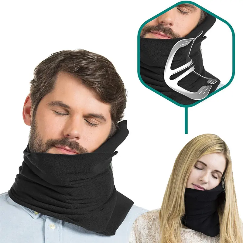 Travel U-shaped Pillow Portable Afternoon Nap Warm Outdoor Fleece-lined