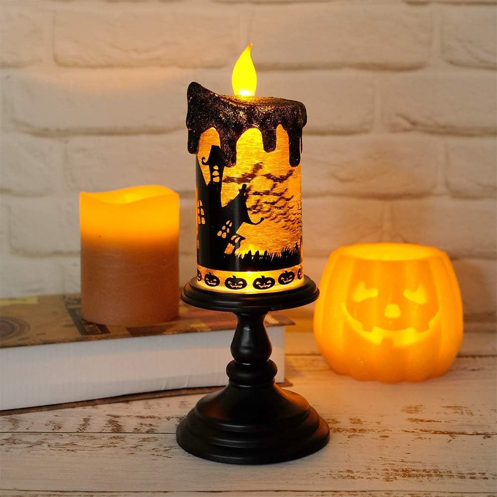 Title 1, Halloween Decoration Props Candlestick Castle P...