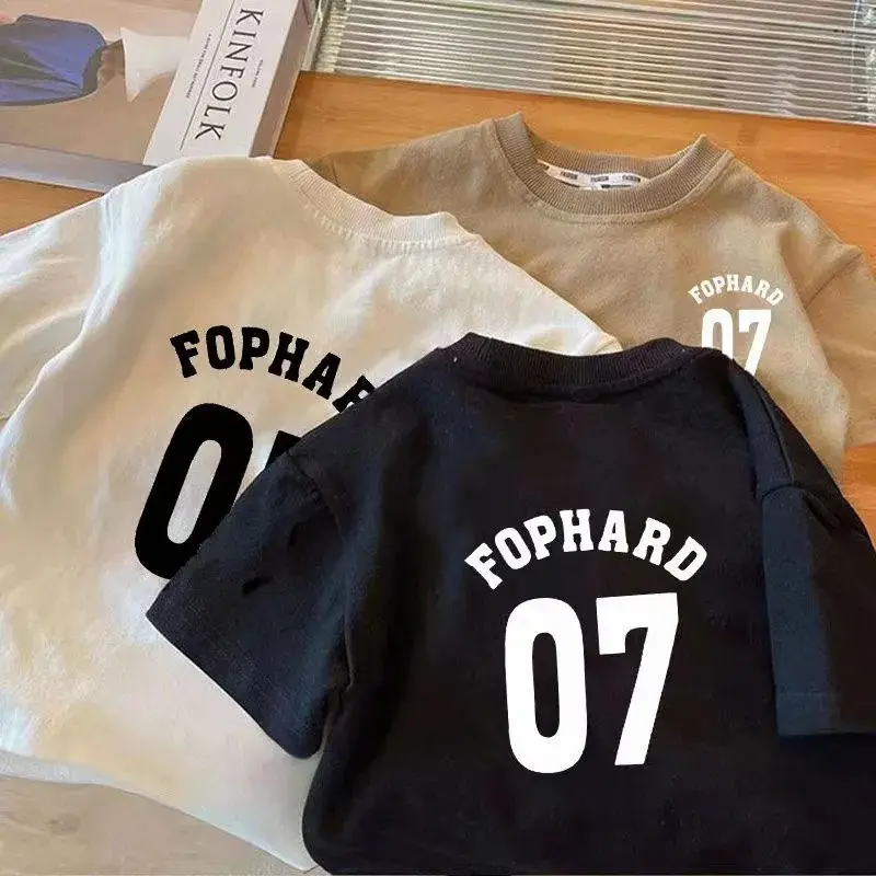 Children's New Cotton Short-Sleeve T-Shirt