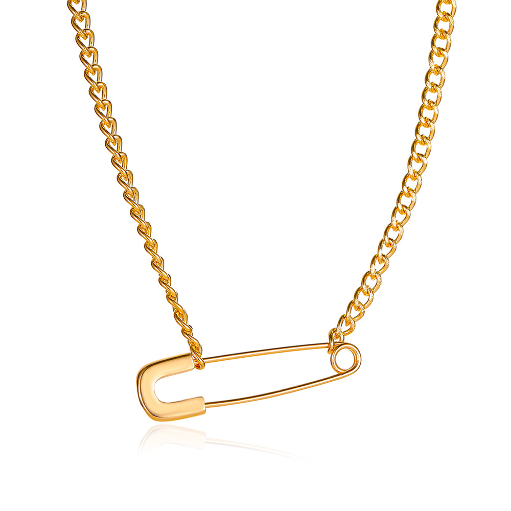 Paper Clip Clavicle Chain Personalized Pendant