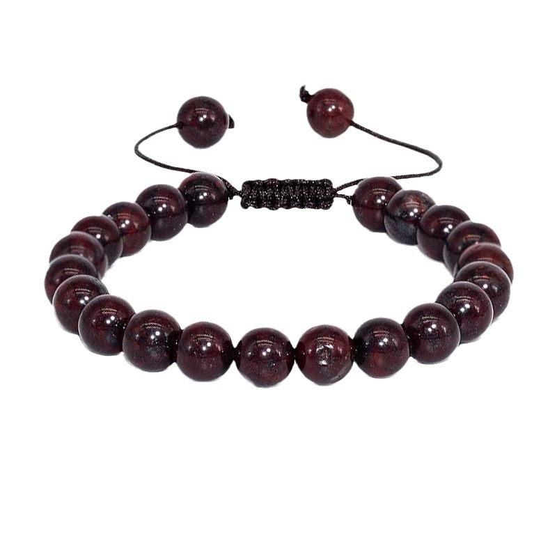 Natural Stone Agate Adjustable Bracelet