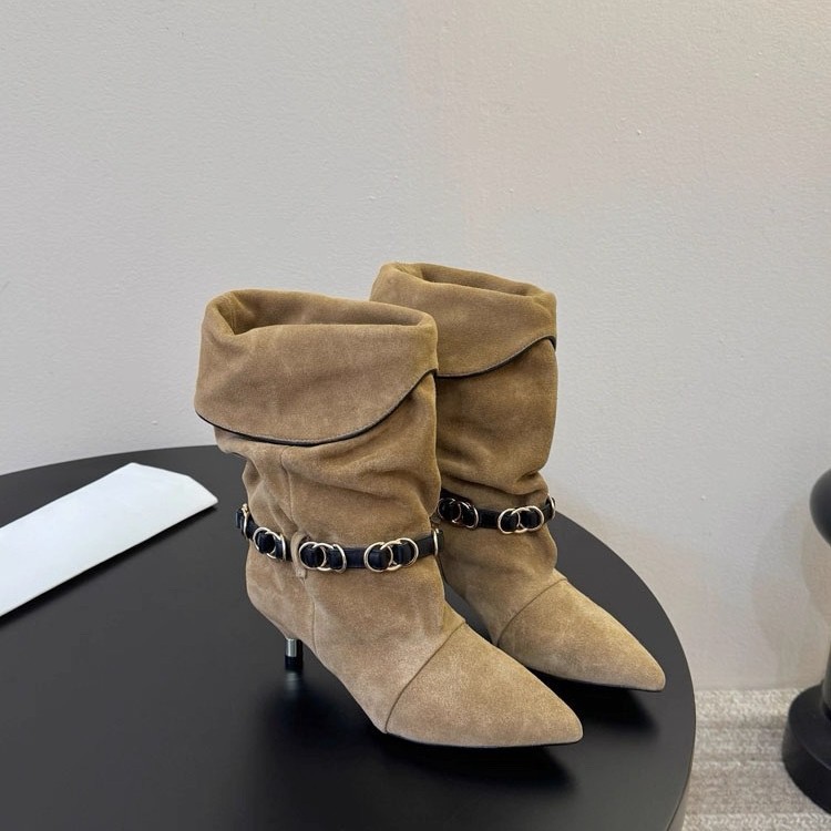 Curea cu lanț cu vârf ascuțit Cataramă Western Cowboy Boots Vintage