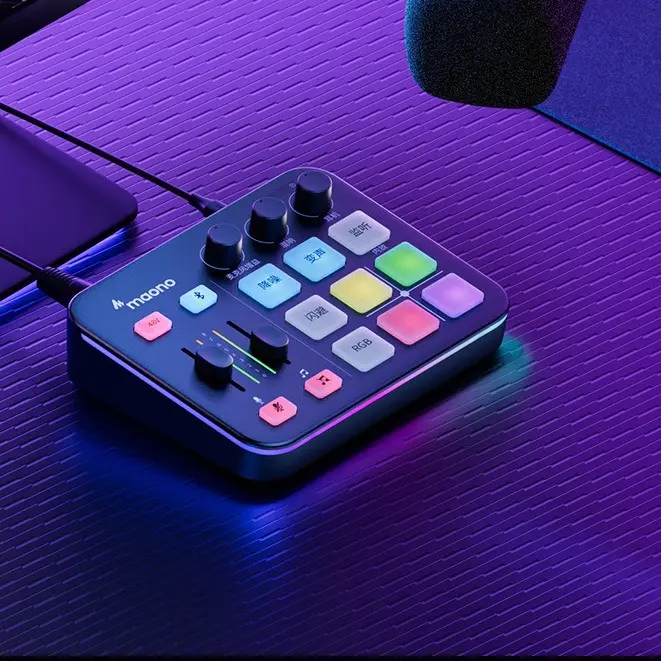 Dedicated External Desktop PC Microphone Sound Card