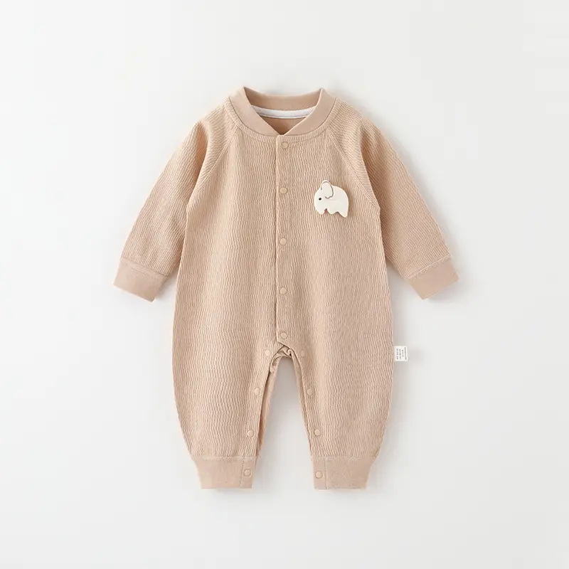 Baby Spring And Autumn Class A Cotton Jumpsuit