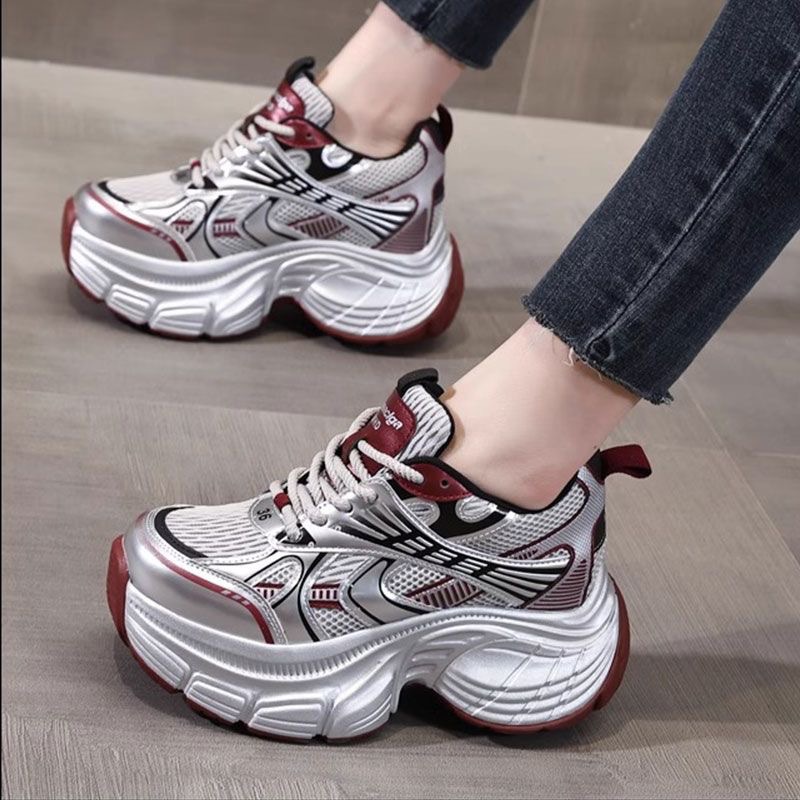 Spring Womens Best-selling Thick-soled Height-increasing Sneakers
