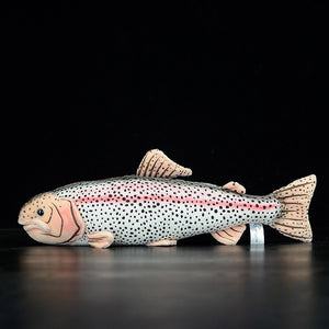 Rainbow Trout Fish Soft Stuffed Plush Toy