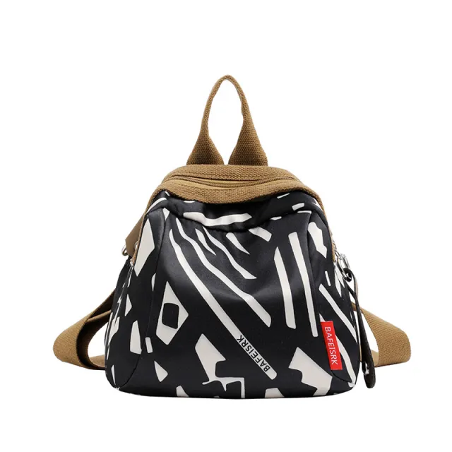 Women's Fashionable Oxford Cloth Lightweight Shoulder Messenger Bag Black - Shop at LoveMi