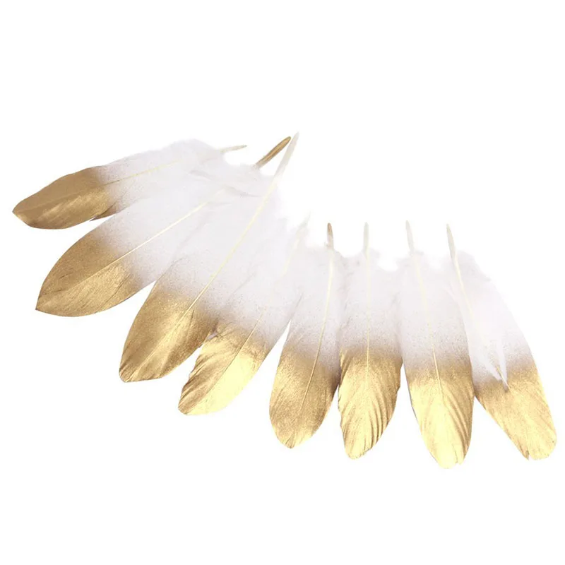 Title 3, Colorful soft goose feather decorations for cra...