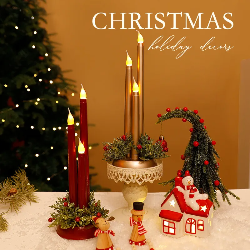 LED Electronic Candle Christmas Decorations – image 3