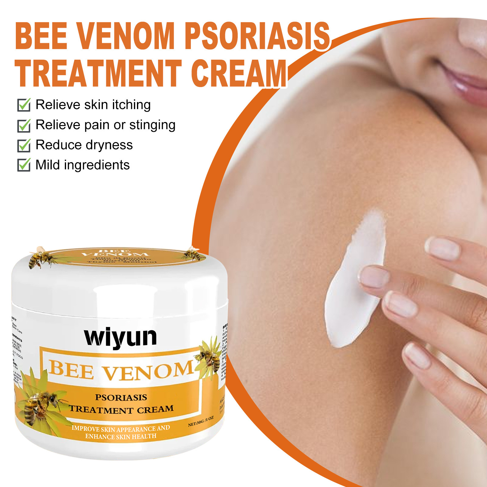 Crème mains et pieds au venin d'abeille — Soin réparateur 30 g 7