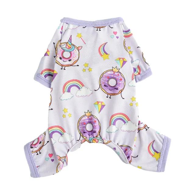 Pet Four Seasons Four legged Pet Clothing Dog Pajamas Purple - Shop at LoveMi