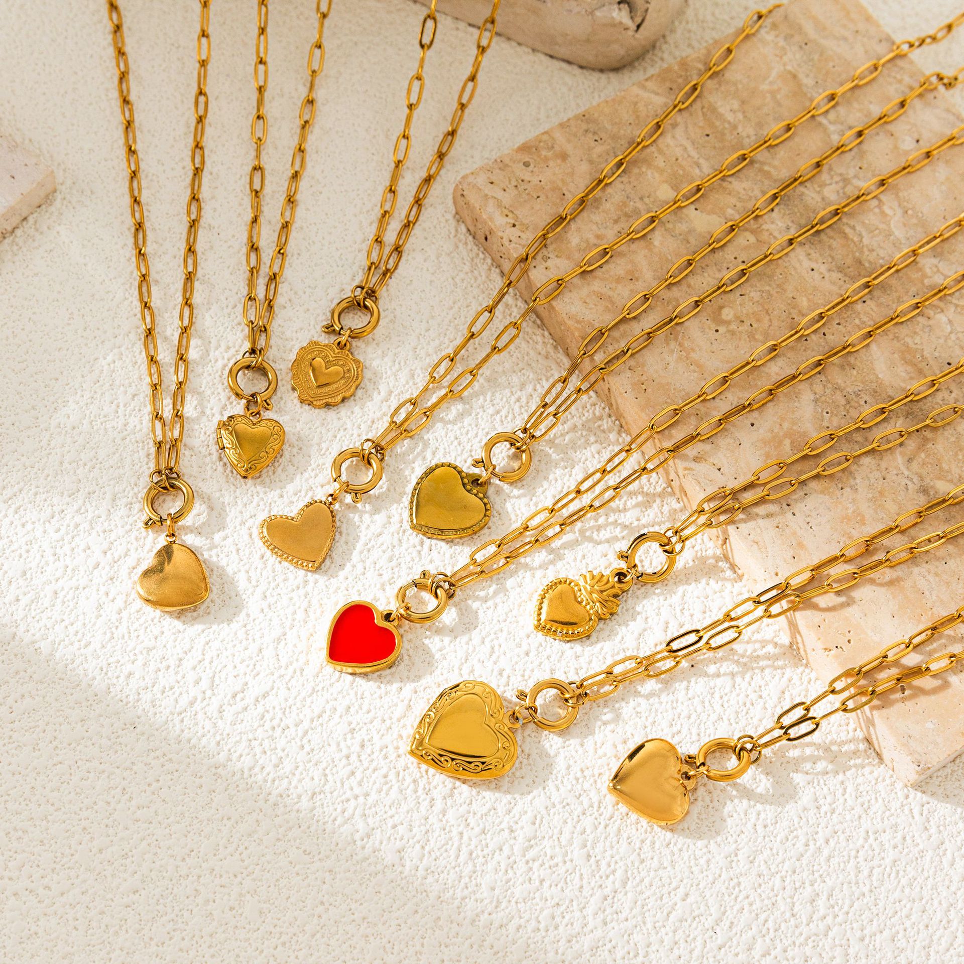 Love Valentine's Day Cross-border DIY Pendant Red
