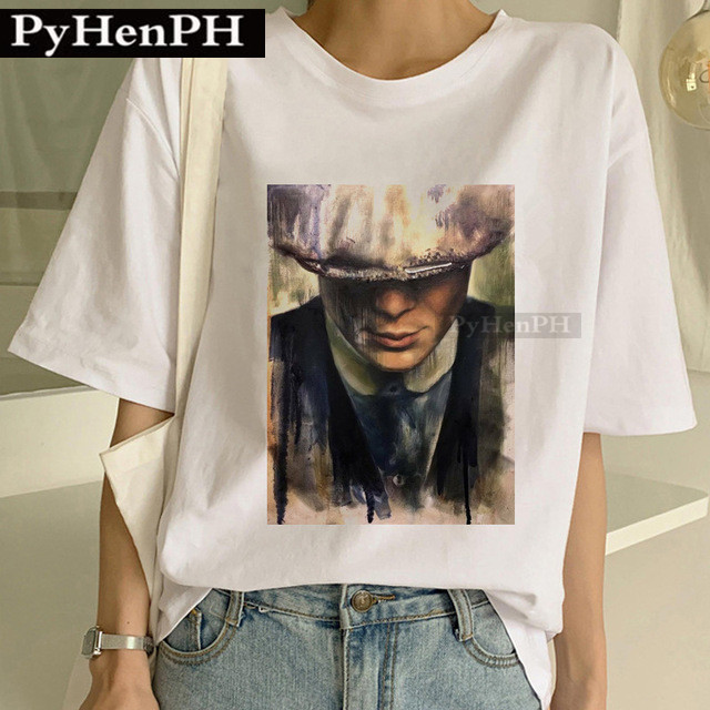 Peaky Blinder Peripheral Printed T-shirt Male And Female Couple Short Sleeve T-shirt Summer Wear
