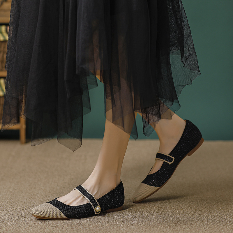 Knit Ballet Flats, picture 4 of 8