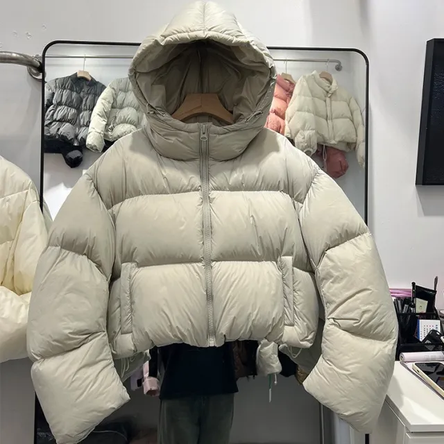 Women's Korean Style Sense Of Design Coat Beige - Shop at LoveMi