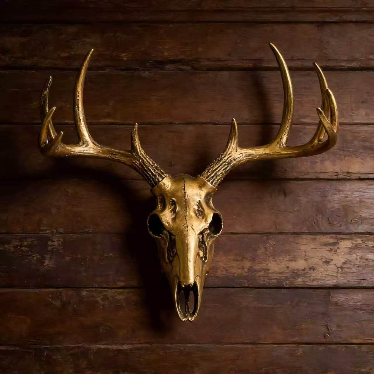 Deer Head Wall Hanging Western Cowboy Vintage Decorative Piece