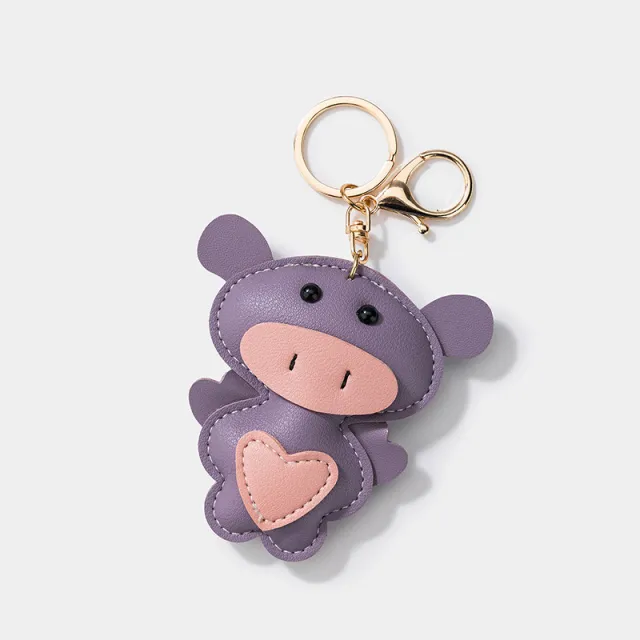 European And American Style Cute Calf Pendant Purple - Shop at LoveMi