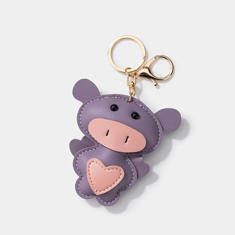 European And American Style Cute Calf Pendant - Purple