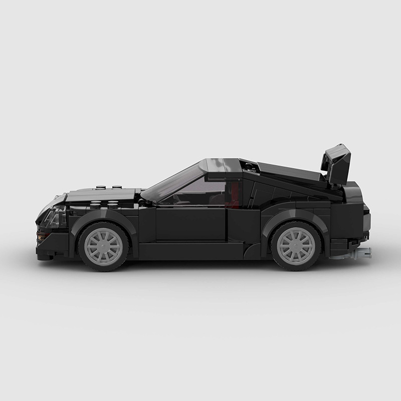 Running Car Building Block Small Particle MOC Puzzle Technology DIY Toy