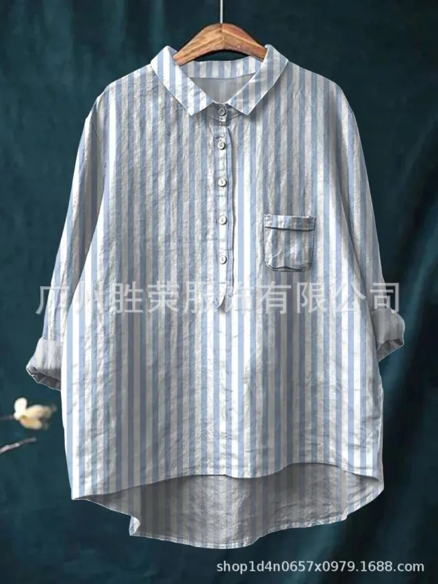 Women's Half Cardigan Pocket T shirt Top No 6 Color L - Shop at LoveMi