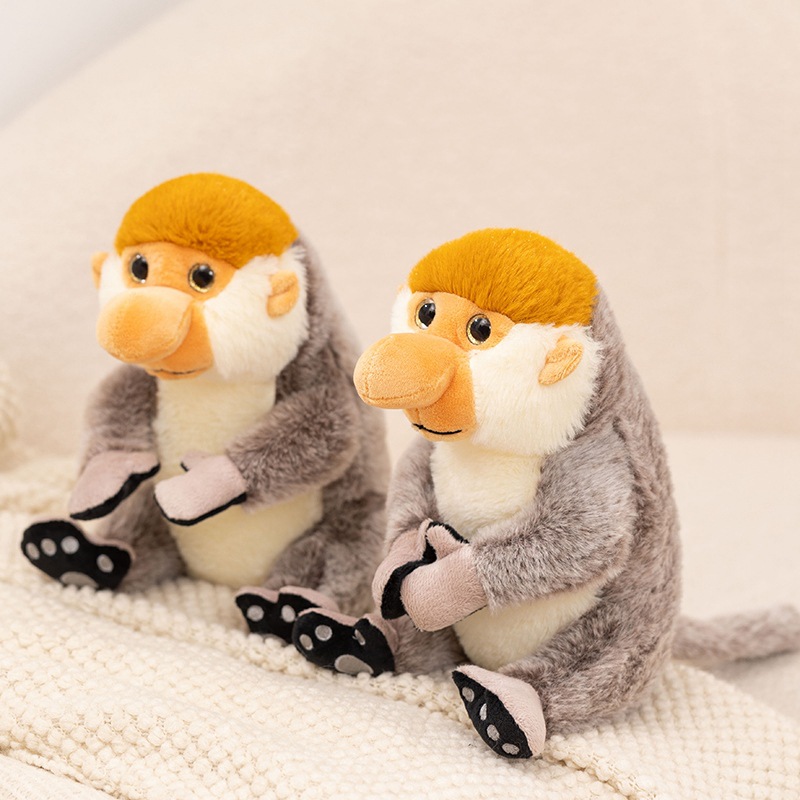 Cross-border Simulation Proboscis Monkey Plush Toy 4
