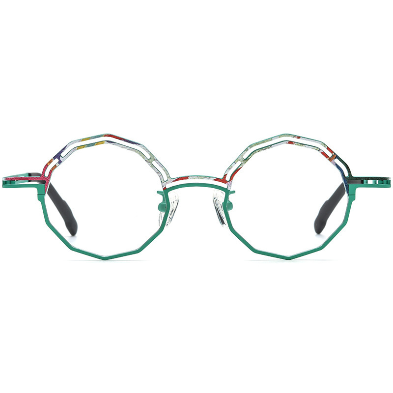 Multi-color Ultra-light Pure Titanium Myopia Glasses Frame - Image 9