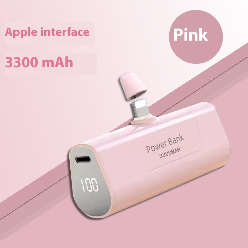 3300mAh Apple Interface Pink