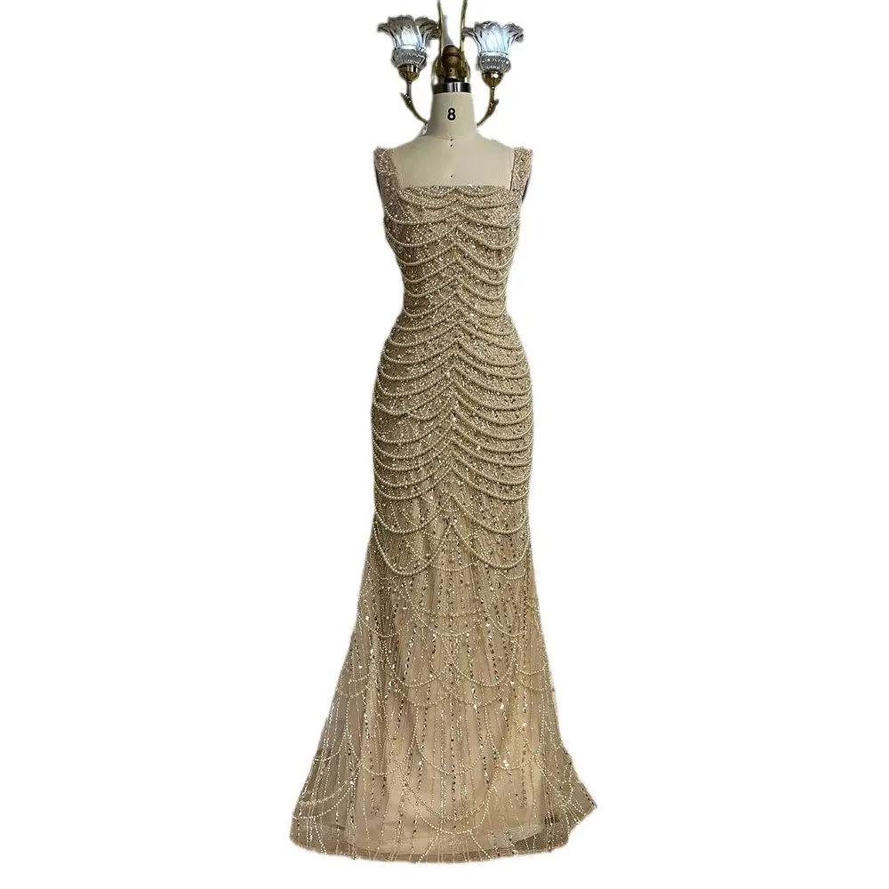 Nude Elegant Sling Light Luxury High-end Pearl