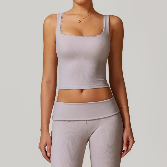 Threaded Tight Long Sleeve T shirt Yoga Clothes Breathable Quick drying Outfit Linen - Shop at LoveMi