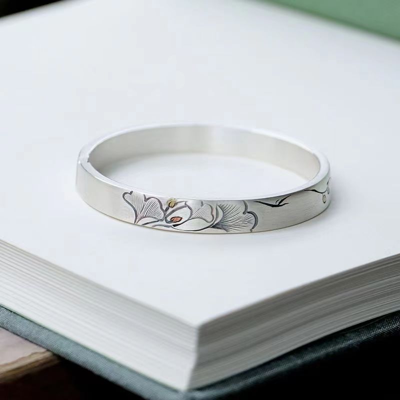 Jardin Ginkgo Leaf Cuff Bracelet