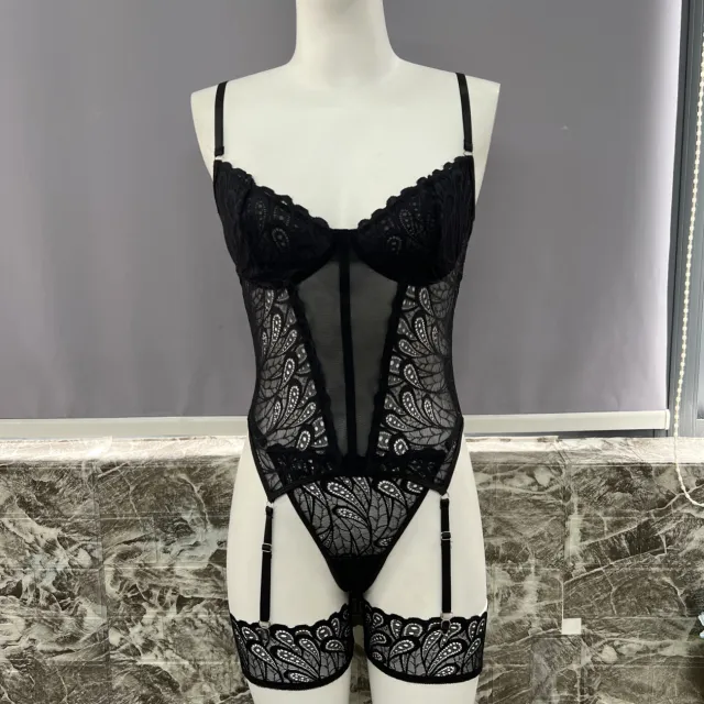 Jumpsuit Lace European And American Suit Underwear Black - Shop at LoveMi