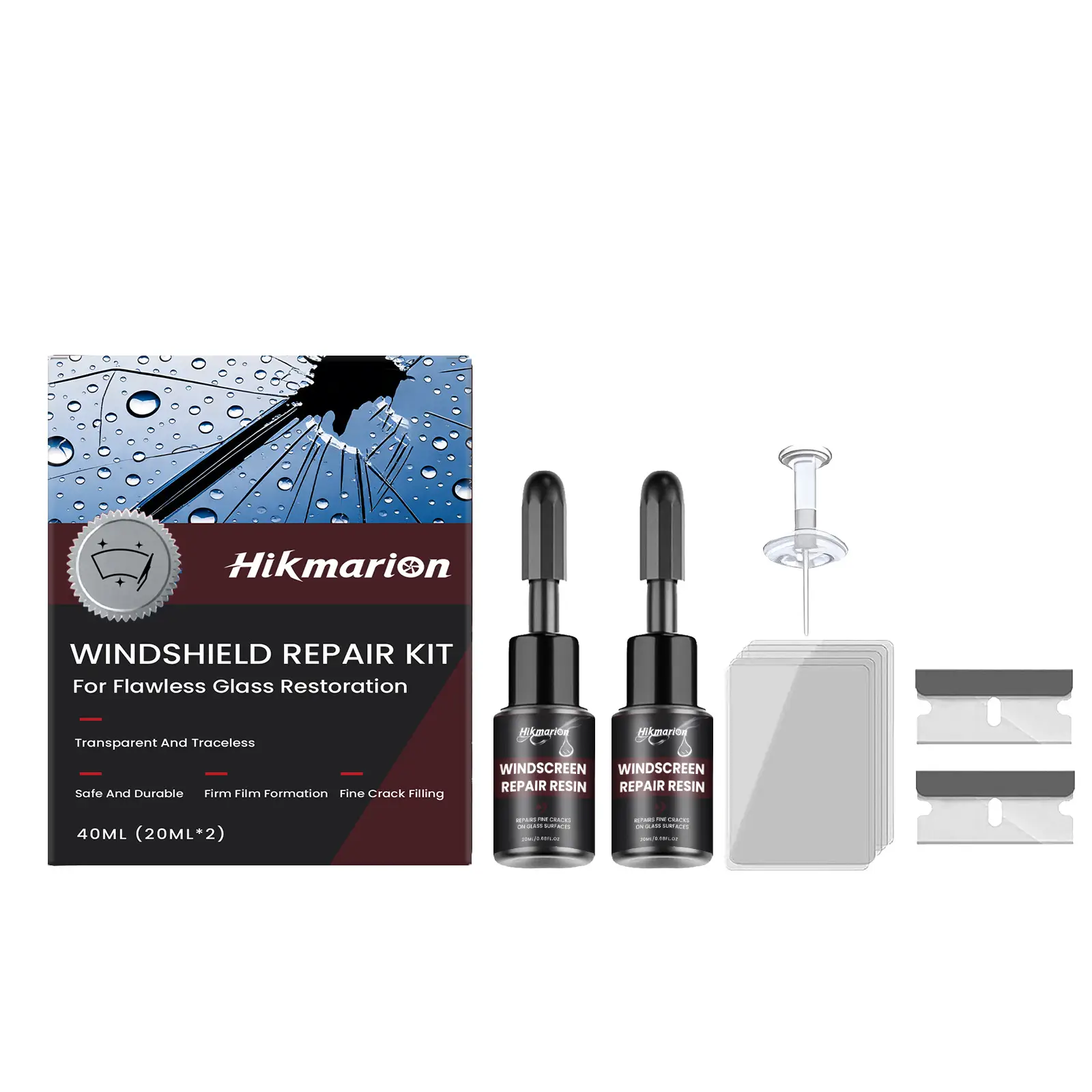 Car Windshield Repair Kit