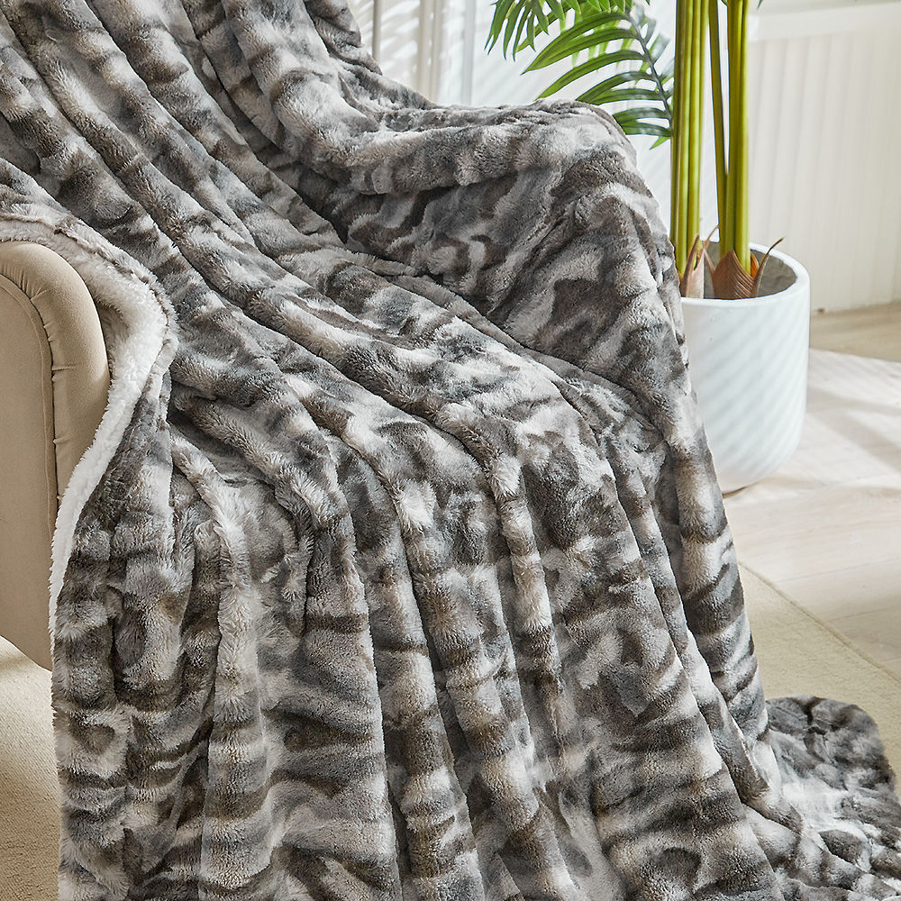 Thick Cozy Casual Sofa Print Blanket